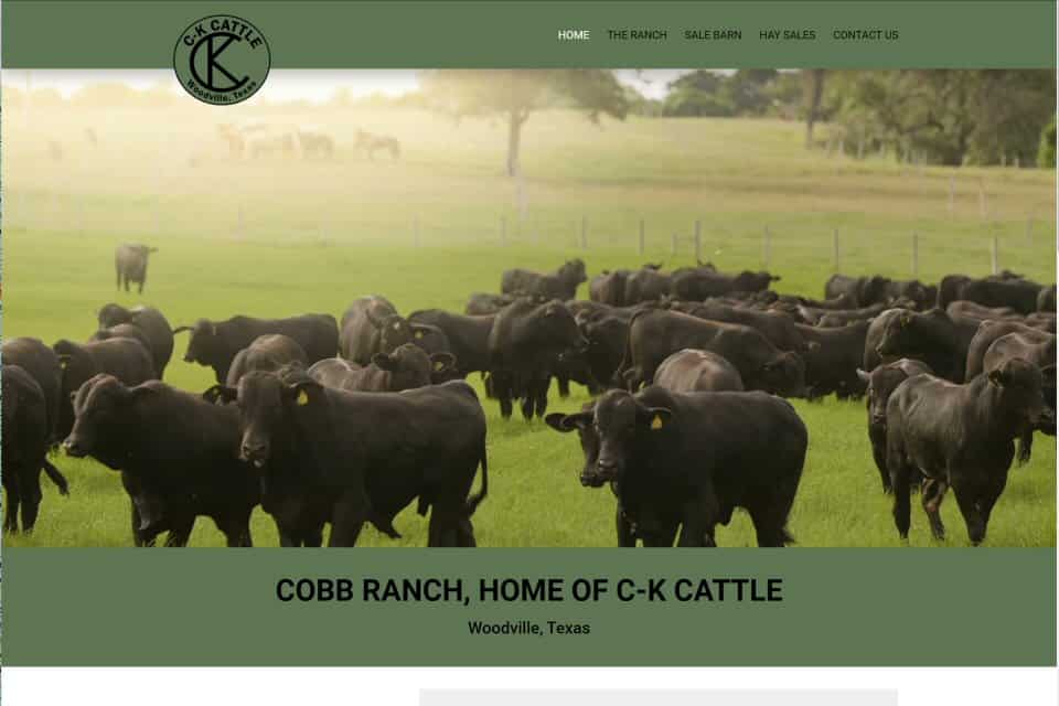 Cobb Ranch, Home of C-K Cattle by Ferguson Control Systems